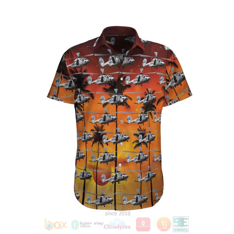 NH90 Sea Lion German Navy Hawaiian Shirt Short