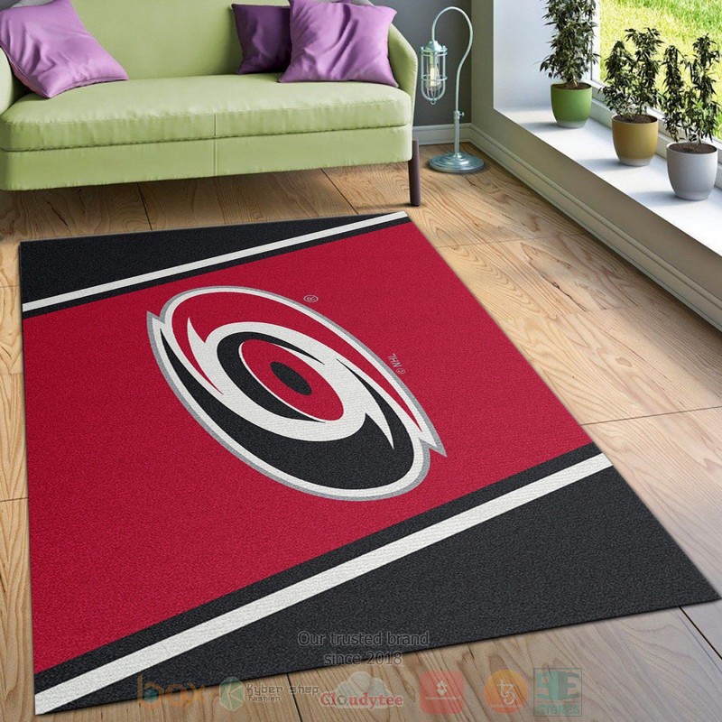 NHL Spirit Carolina Hurricanes Area Rugs 1