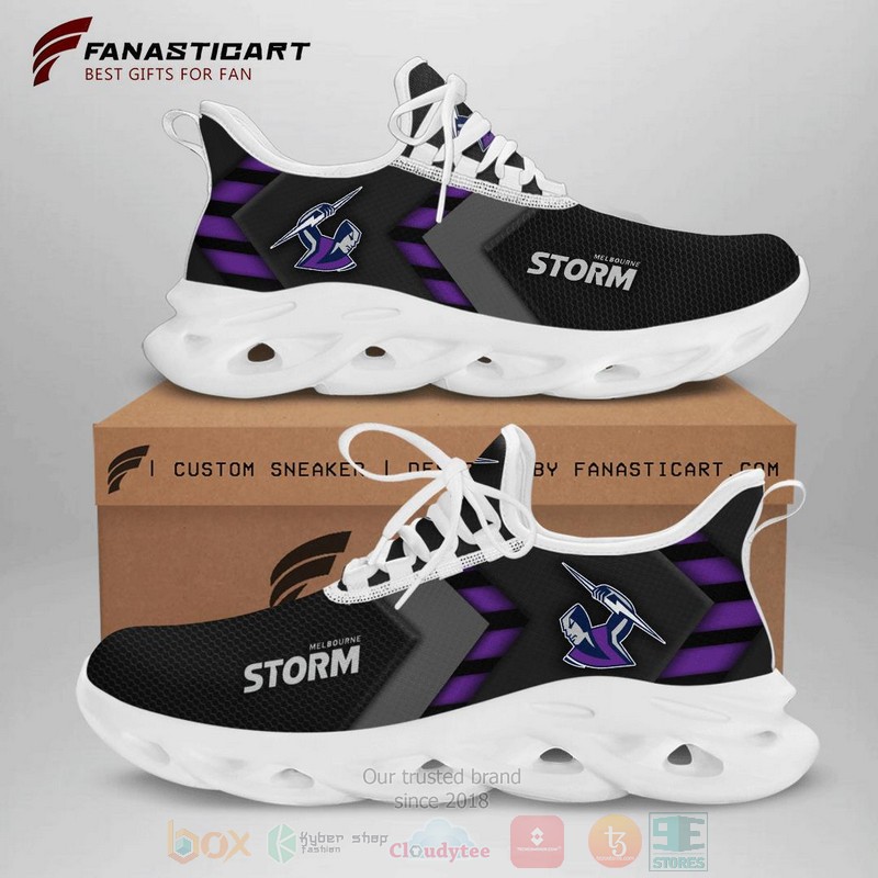 BEST Team NRL Melbourne Storm Max Soul Clunky Shoes 3 NRL Melbourne Storm Clunky Max Soul Shoes 1 2