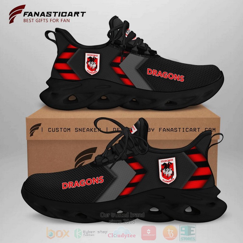 NRL St George Illawarra Dragons Clunky Max Soul Shoes