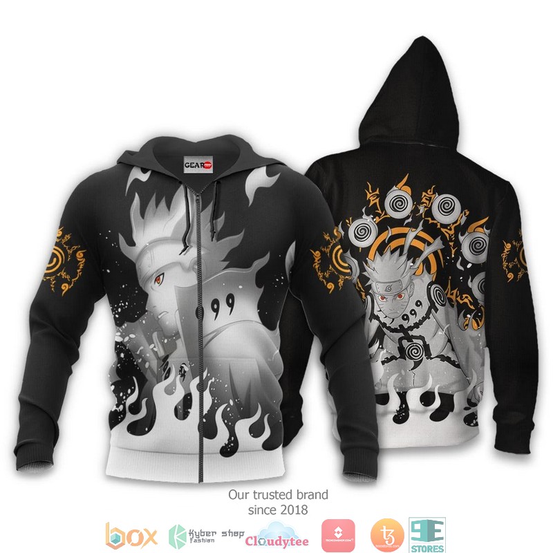 NRT Bijuu Anime NRT Shippuden Merch 3D Shirt Bomber jacket