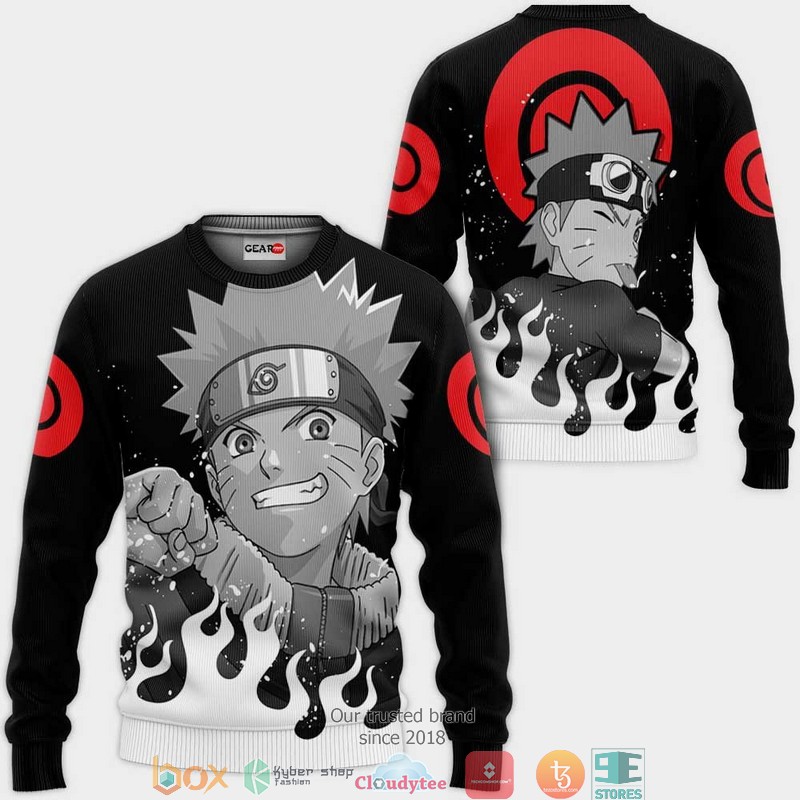 NRT Uzumaki Anime NRT Shippuden Merch 3D Shirt, Bomber jacket 2 NRT Uzumaki Anime NRT Shippuden Merch 3D Shirt Bomber jacket 1