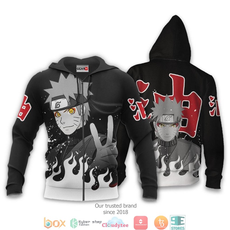 NRT Uzumaki Sage Anime NRT Shippuden Merch 3D Shirt Bomber jacket