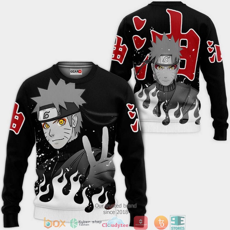 NRT Uzumaki Sage Anime NRT Shippuden Merch 3D Shirt, Bomber jacket 2 NRT Uzumaki Sage Anime NRT Shippuden Merch 3D Shirt Bomber jacket 1