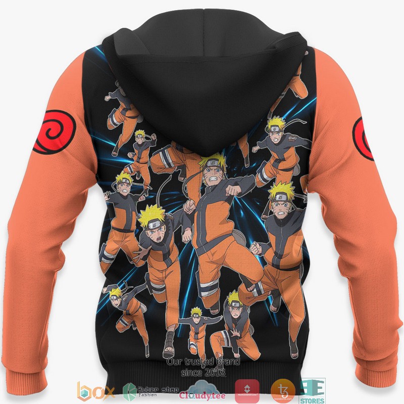NRT Uzumaki Shadow Clone Jutsu NRT Anime Merch 3D Shirt Bomber jacket 1 2 3 4