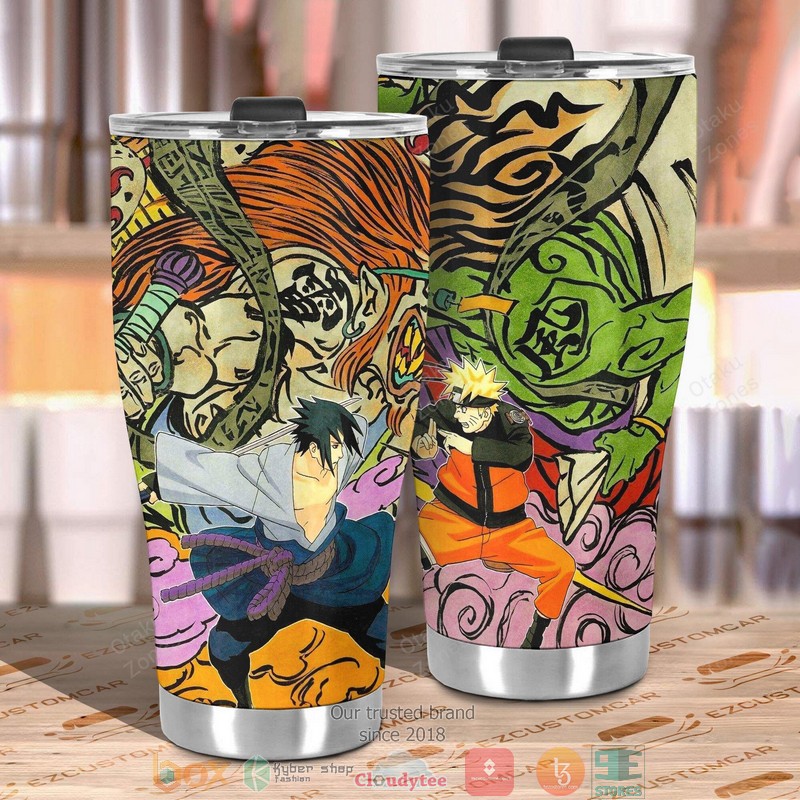 NRT and Sasuke NRT Anime Tumbler 3 NRT and Sasuke NRT Anime Tumbler 1 2