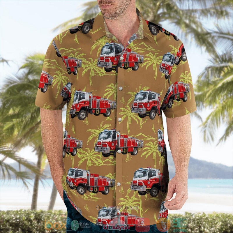 NSW Rural Fire Service NSW RFS Heavy Tanker Hawaiian shirt 2 NSW Rural Fire Service NSW RFS Heavy Tanker Hawaiian shirt word1