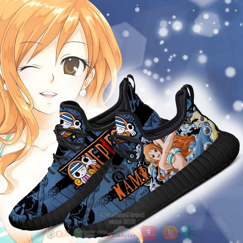 BEST Nami One Piece Reze Shoes Sneaker 3 Nami One Piece Anime Reze Shoes 1 2
