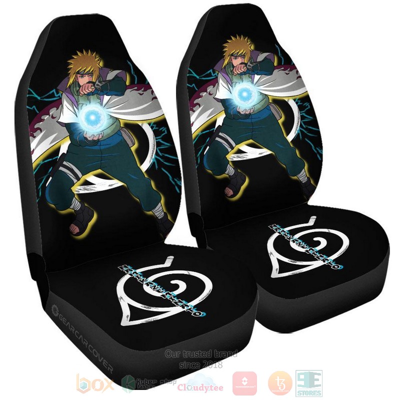 BEST-Anime Namikaze Minato Naruto Luxury Car Seat Covers 4 Namikaze Minato Naruto Anime Car Seat Cover 1 2 3