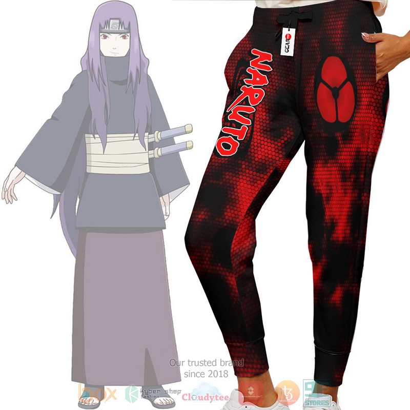 Naori Uchiha Mangekyo Sharingan Anime Naruto Jogger longpants 1