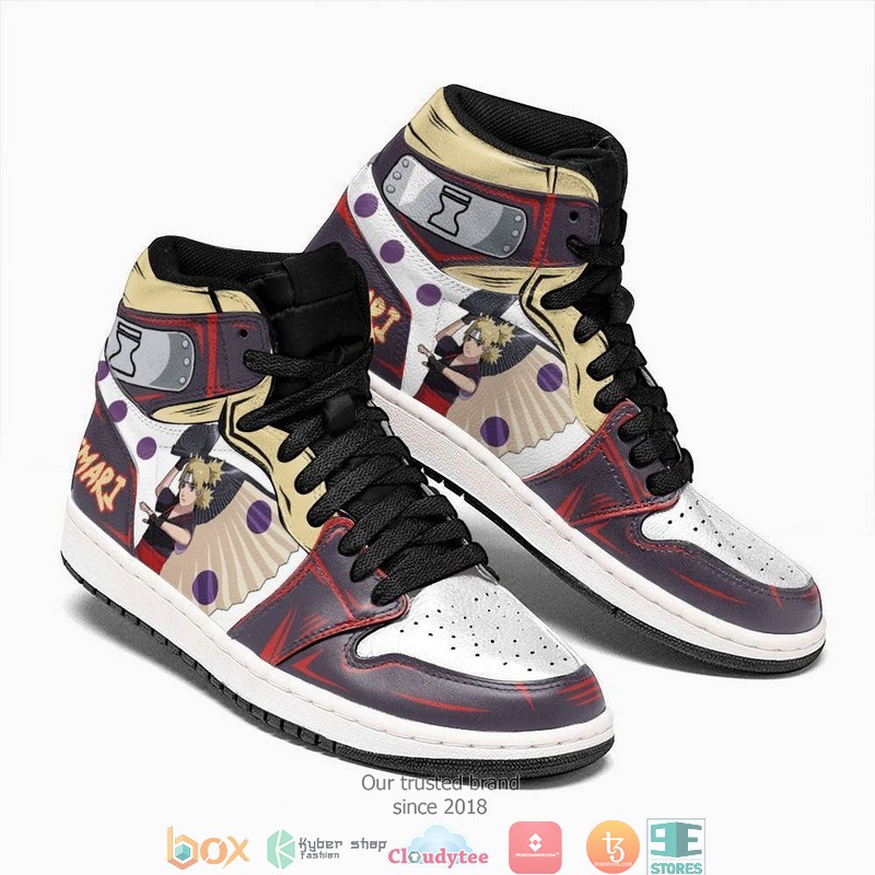 Nara Temari NRT Anime Air Jordan High Top Shoes 1