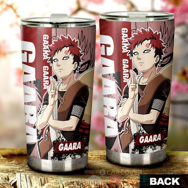 BEST Naruto Gaara Anime 3D Steel Tumbler 3 Naruto Gaara Anime Tumbler 1 2