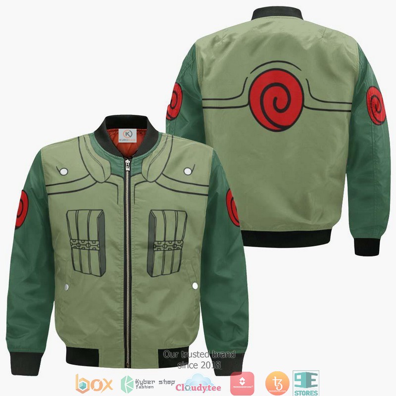 Naruto Might Guy Anime 3D Bomber jacket