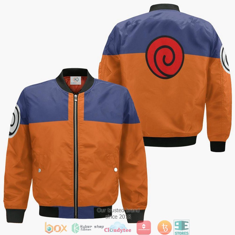 Naruto Uzumaki Anime 3D Bomber jacket
