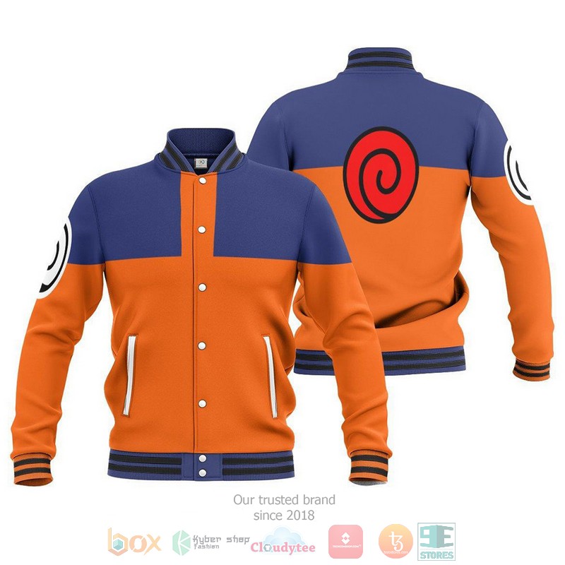Naruto Uzumaki Anime Baseball Jacket