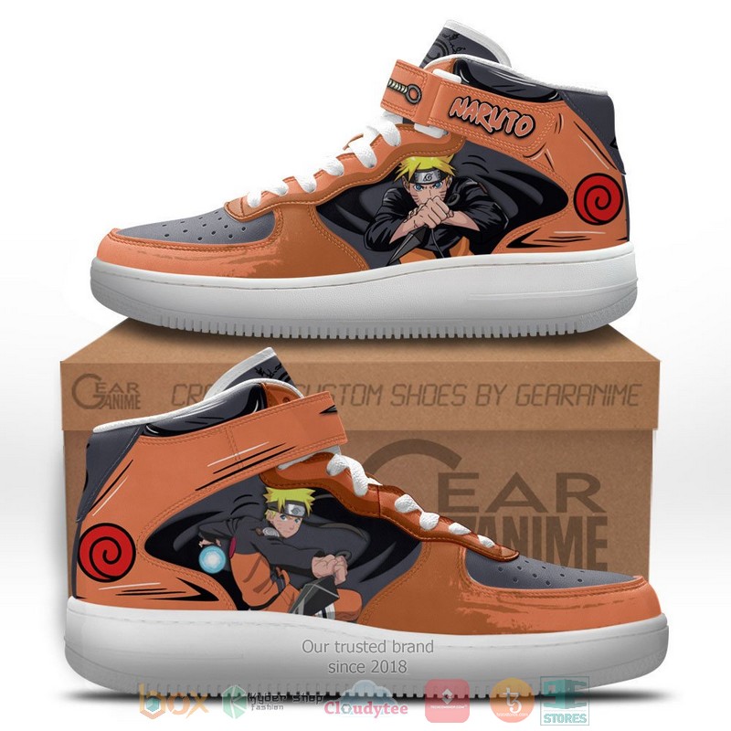 Naruto Uzumaki Anime High Air Force Shoes
