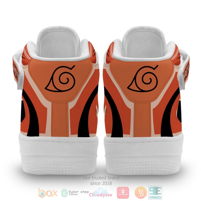 NEW Naruto Uzumaki Baryon Mode Anime High Top Air Force Shoes 4 Naruto Uzumaki Baryon Mode Anime High Air Force Shoes 1 2 3
