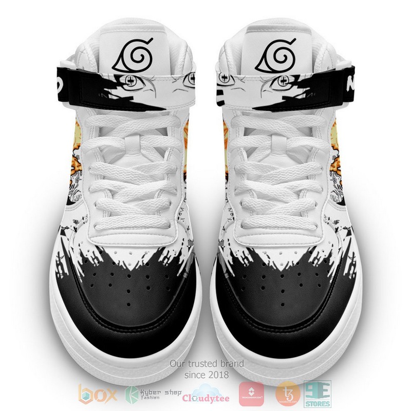 Naruto Uzumaki Bijuu Anime Mix Manga High Air Force Shoes 1