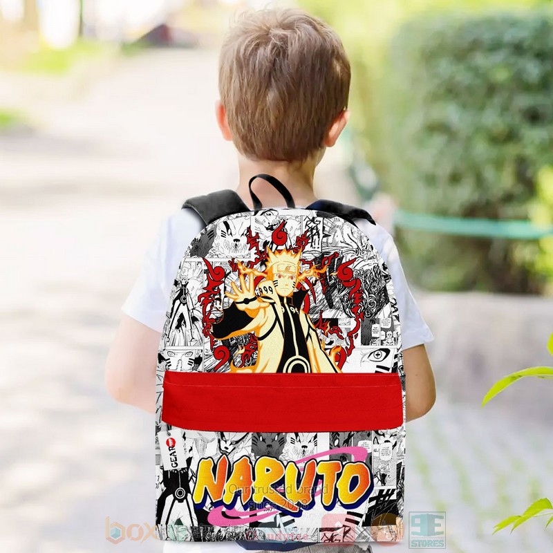 BEST Naruto Uzumaki Bijuu Naruto Manga Mix Anime 3D Print Backpack 3 Naruto Uzumaki Bijuu Naruto Anime Manga Backpack 1 2