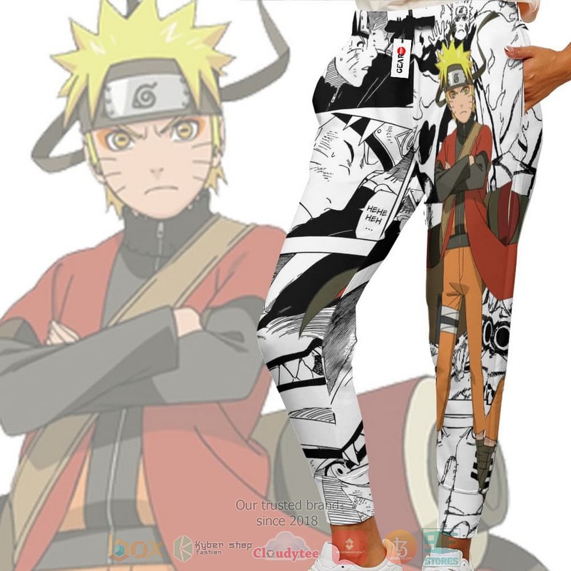 Naruto Uzumaki Naruto Anime Manga Style Jogger longpants 1