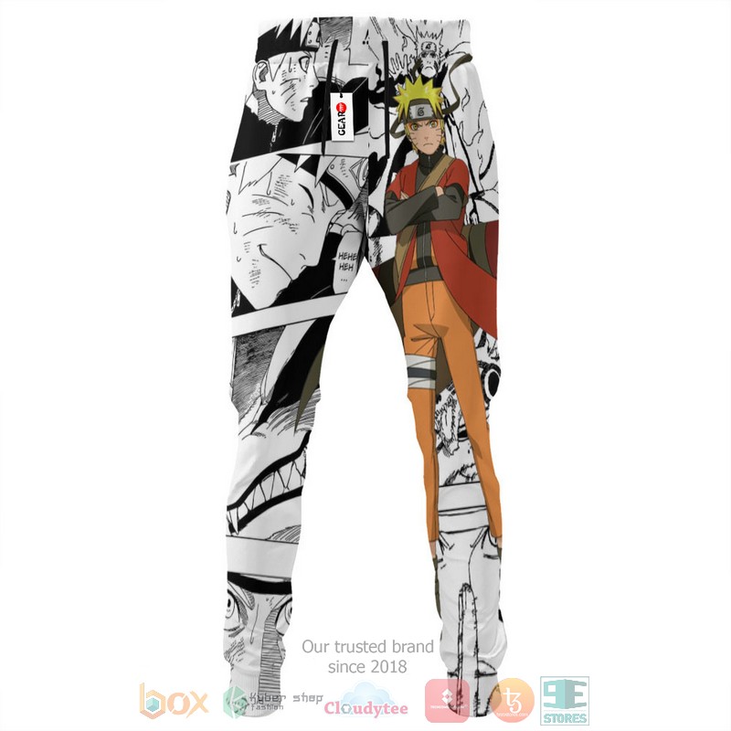 BEST Naruto Uzumaki Naruto Anime Manga Style Longpants 3 Naruto Uzumaki Naruto Anime Manga Style Jogger longpants 1 2