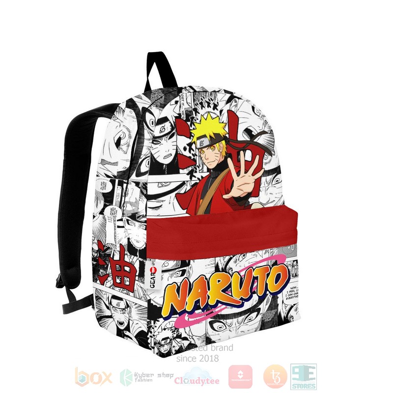 Naruto Uzumaki Sage Naruto Anime Manga Backpack 1
