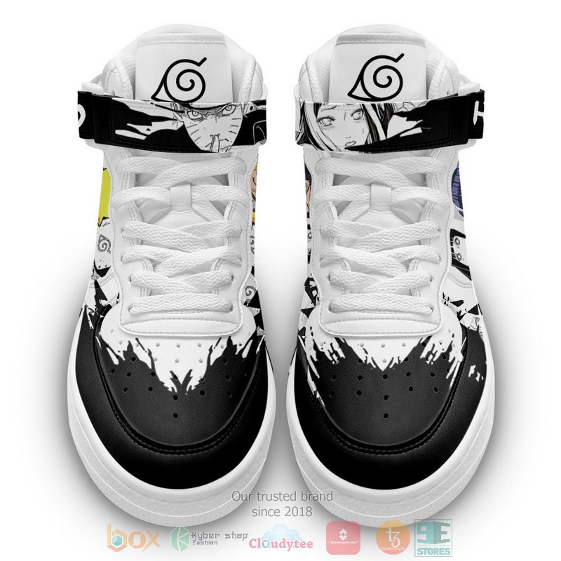 Naruto Uzumaki and Hinata Anime Mix Manga High Air Force Shoes 1