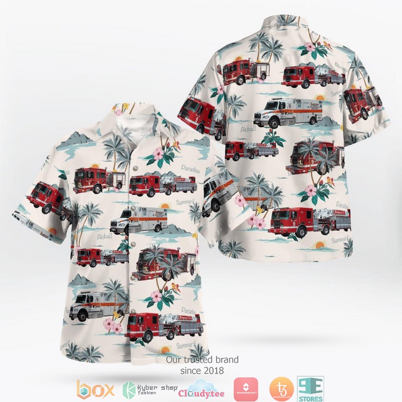 Nashville Tennessee Nashville Fire Department Hawaii 3D Shirt