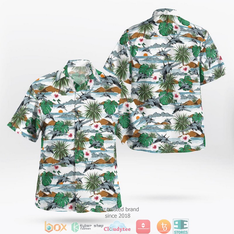 Navy Grumman F-14 Tomcat Hawaiian Shirt word1