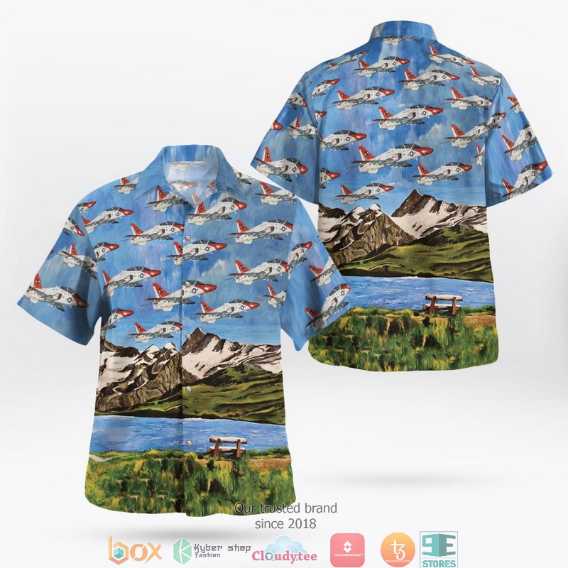 Navy VX-23 T-45 Goshawk Hawaiian Shirt 1 Navy VX-23 T-45 Goshawk Hawaiian Shirt word1