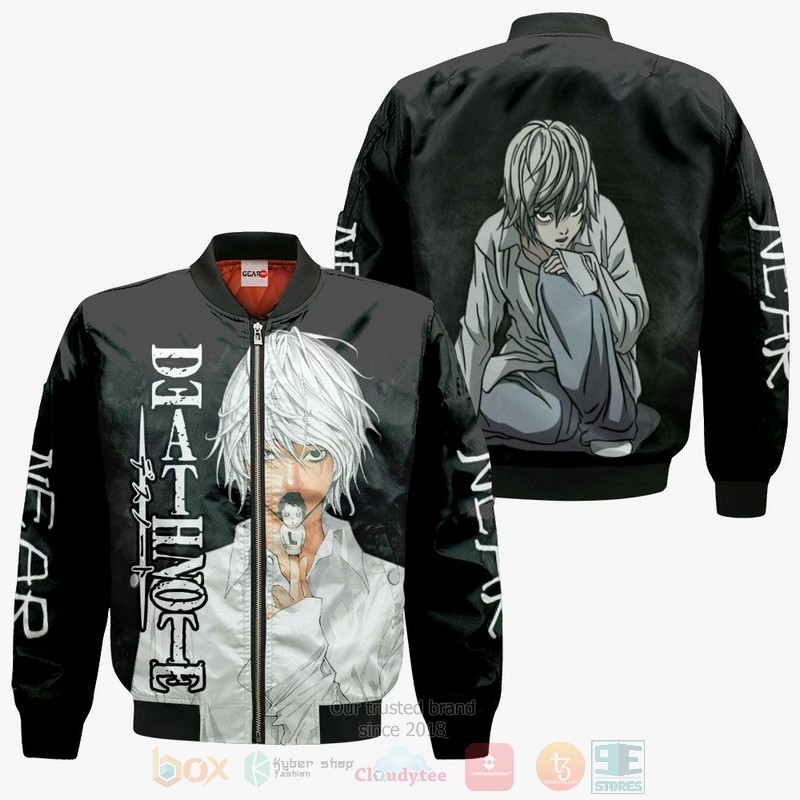 BEST Anime Near All Over Print Hoodie-Bomber Jacket 4 Near Anime 3D Hoodie Bomber Jacket 1 2 3