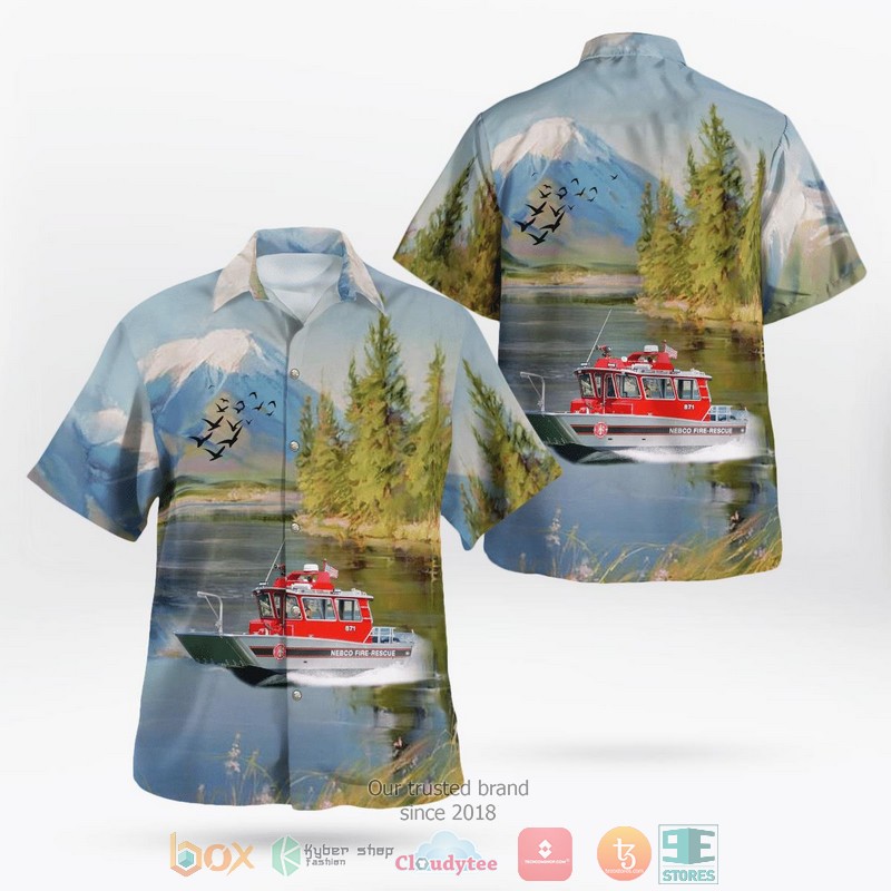 Nebco Fire-EMS Fireboat Hawaiian Shirt 1 Nebco Fire-EMS Fireboat Hawaiian Shirt word1