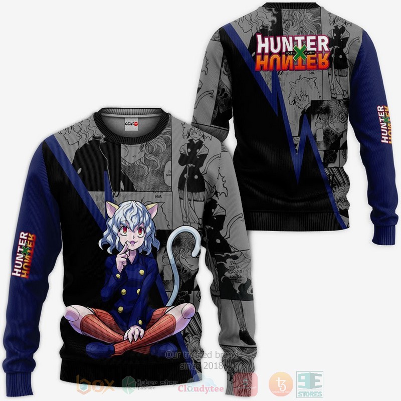 BEST Anime Neferpitou Hunter x Hunter Anime-Manga All Over Print Hoodie-Bomber Jacket 2 Neferpitou Custom Hunter x Hunter Anime Manga 3D Hoodie Bomber Jacket 1
