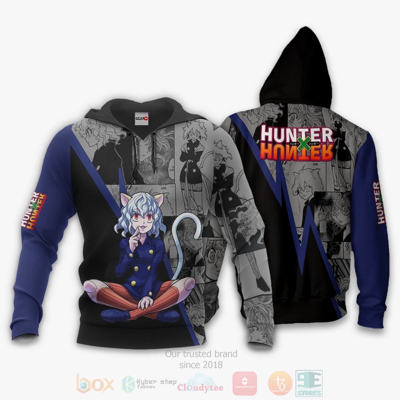BEST Anime Neferpitou Hunter x Hunter Anime-Manga All Over Print Hoodie-Bomber Jacket 3 Neferpitou Custom Hunter x Hunter Anime Manga 3D Hoodie Bomber Jacket 1 2