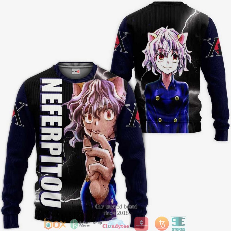 Neferpitou HxH Anime 3D Shirt, Bomber jacket 2 Neferpitou HxH Anime 3D Shirt Bomber jacket 1