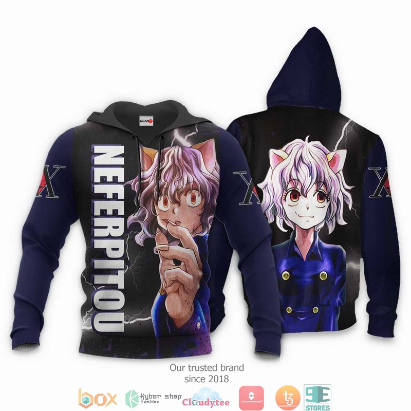 Neferpitou HxH Anime 3D Shirt, Bomber jacket 3 Neferpitou HxH Anime 3D Shirt Bomber jacket 1 2