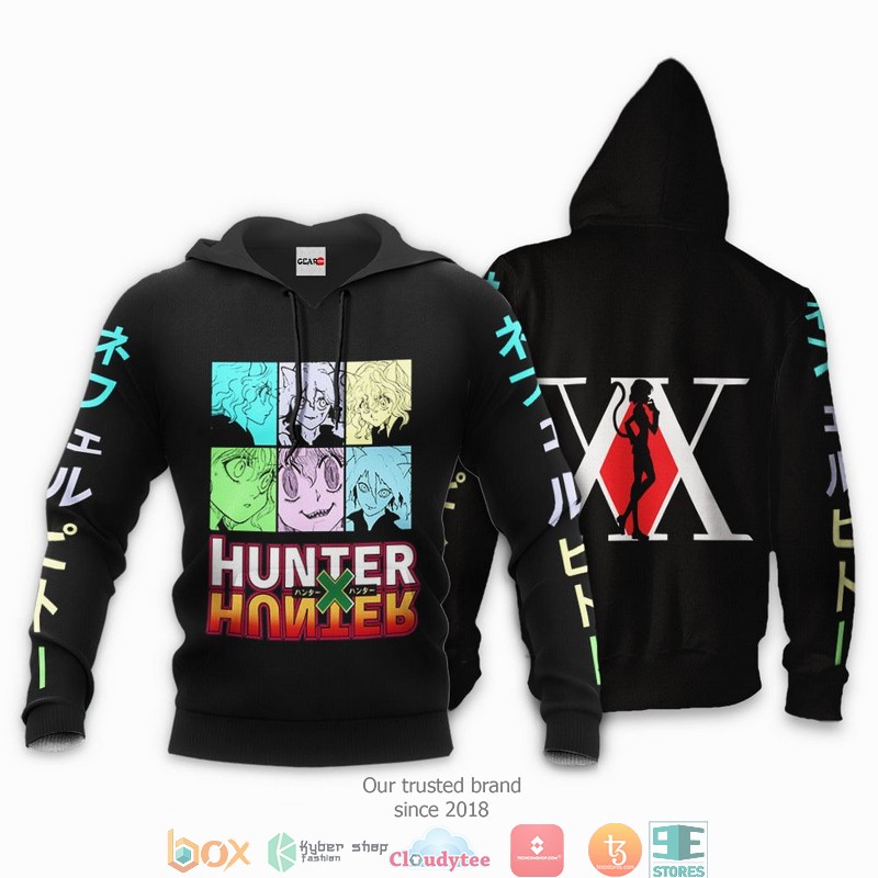 Neferpitou HxH Anime Merch 3D Shirt, Bomber jacket 3 Neferpitou HxH Anime Merch 3D Shirt Bomber jacket 1 2
