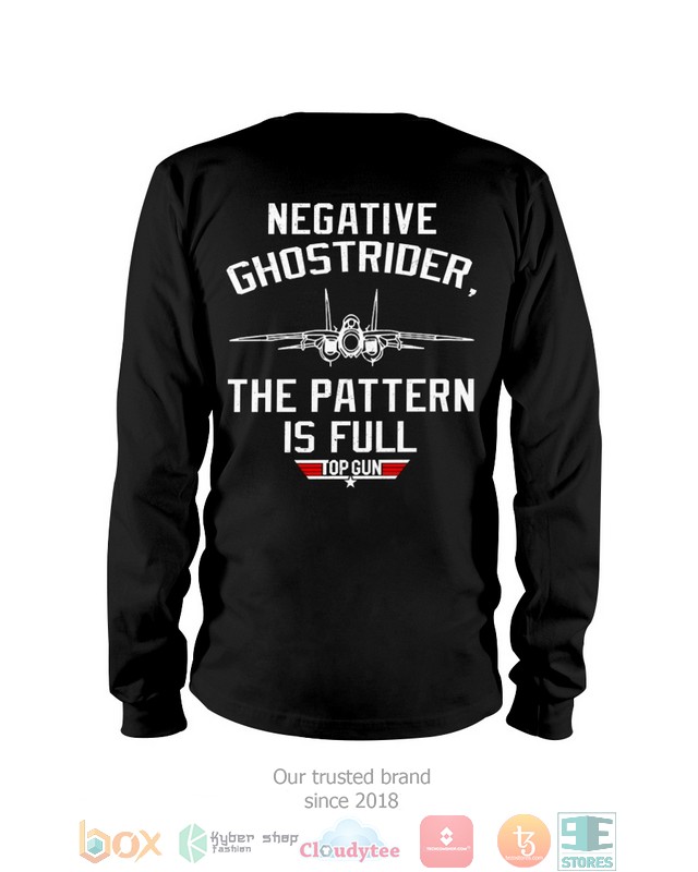 Negative Ghostrider Pattern is Full Top Gun hoodie, shirt word3