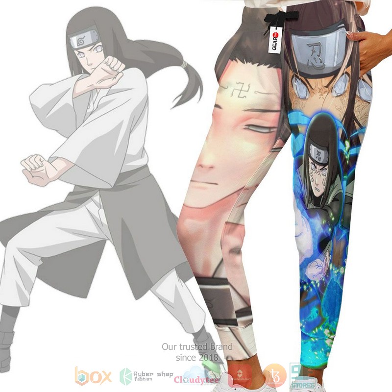 Neji Hyuga Anime Naruto Jogger longpants 1