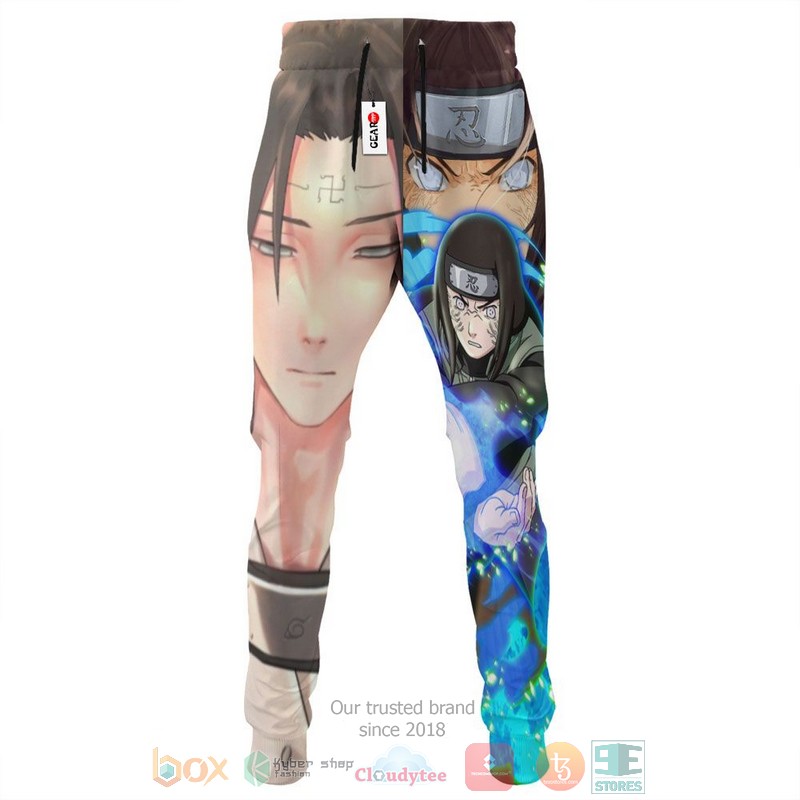 BEST Neji Hyuga Anime Naruto Longpants 3 Neji Hyuga Anime Naruto Jogger longpants 1 2