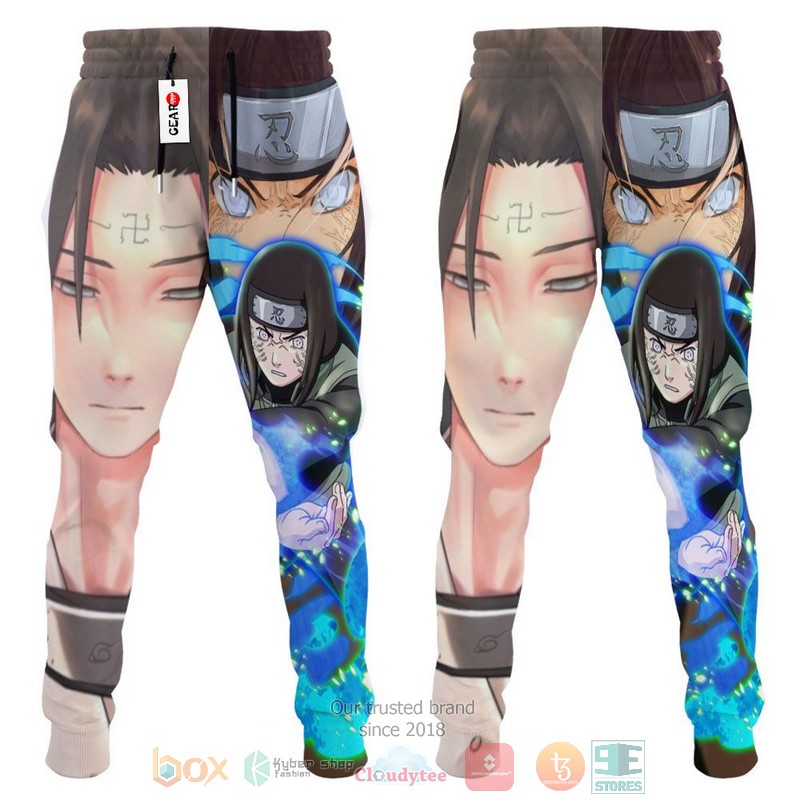 BEST Neji Hyuga Anime Naruto Longpants 4 Neji Hyuga Anime Naruto Jogger longpants 1 2 3