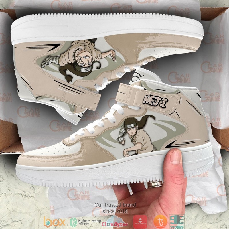 Neji Hyuga Anime for Otaku High Air Force Shoes 1 2 3
