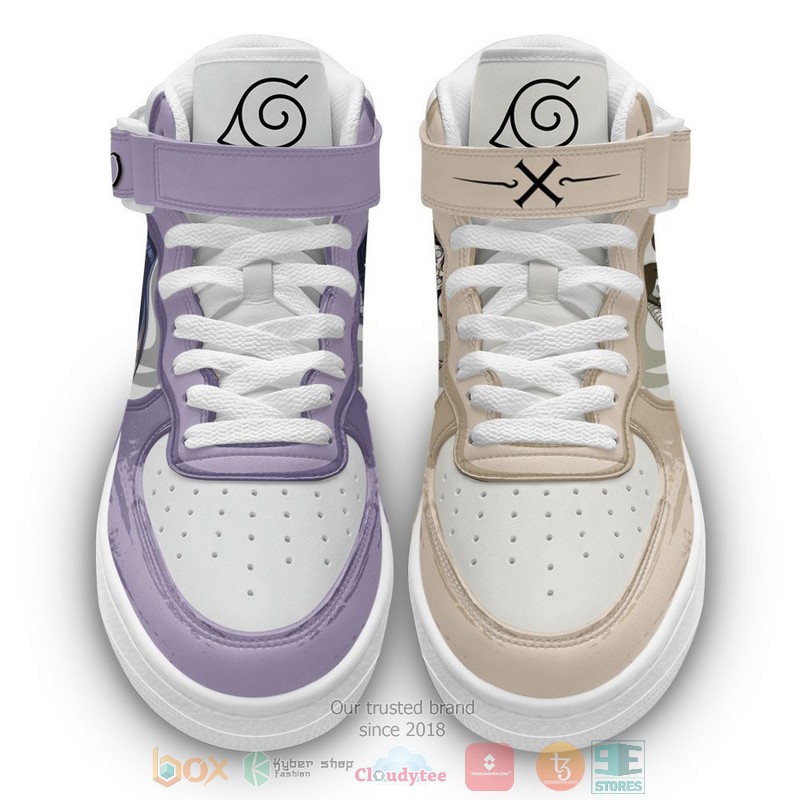 Neji and Hinata Hyuga Anime High Air Force Shoes 1