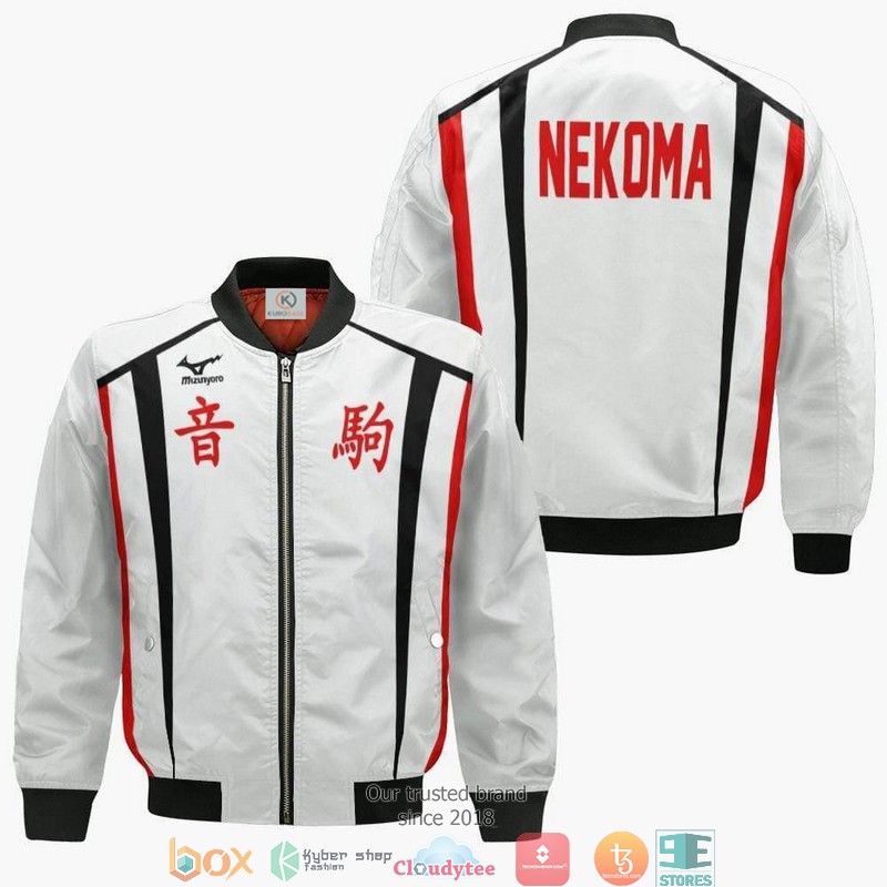 Nekoma High Libero Haikyuu Anime 3D Bomber jacket