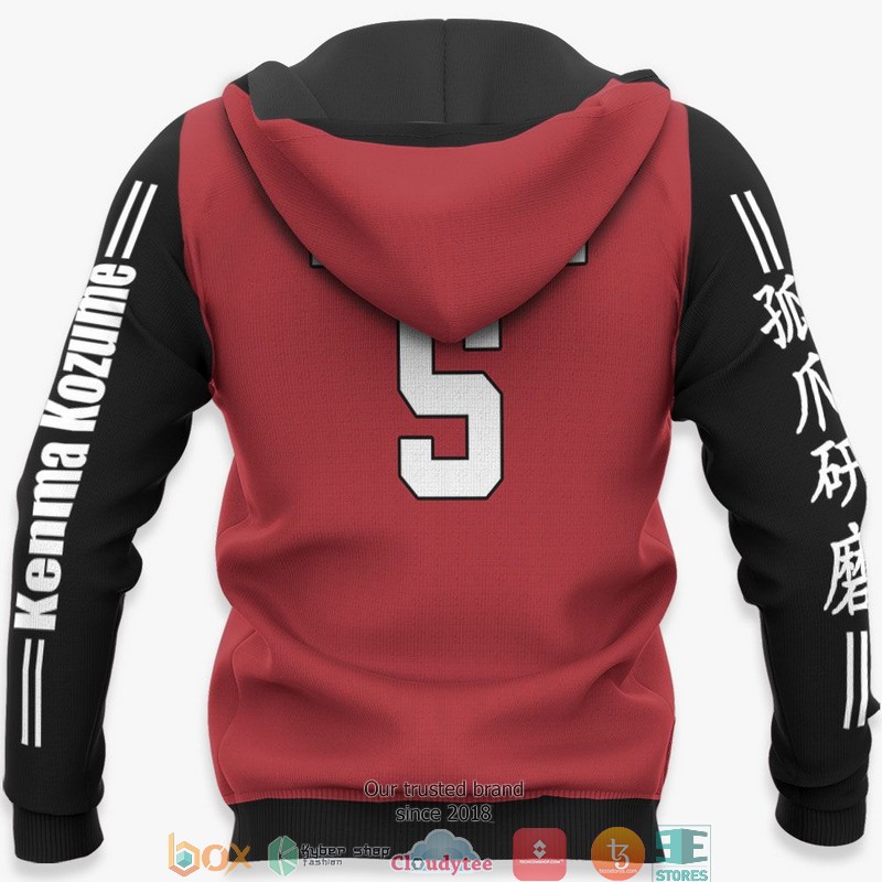 Nekoma Kenma Kozume Haikyuu Anime Merch 3D Shirt Bomber jacket 1 2 3 4