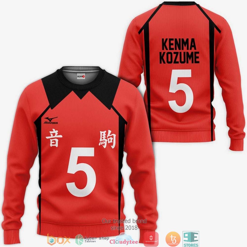 Nekoma Kenma Kozume Uniform Num 5 Haikyuu Anime 3D Shirt, Bomber jacket 2 Nekoma Kenma Kozume Uniform Num 5 Haikyuu Anime 3D Shirt Bomber jacket 1