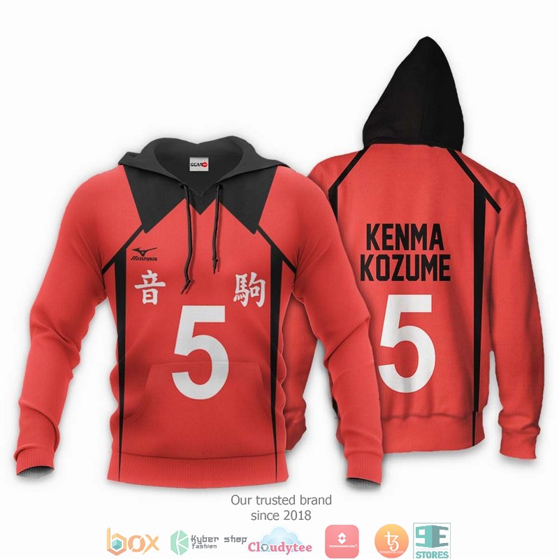 Nekoma Kenma Kozume Uniform Num 5 Haikyuu Anime 3D Shirt, Bomber jacket 3 Nekoma Kenma Kozume Uniform Num 5 Haikyuu Anime 3D Shirt Bomber jacket 1 2