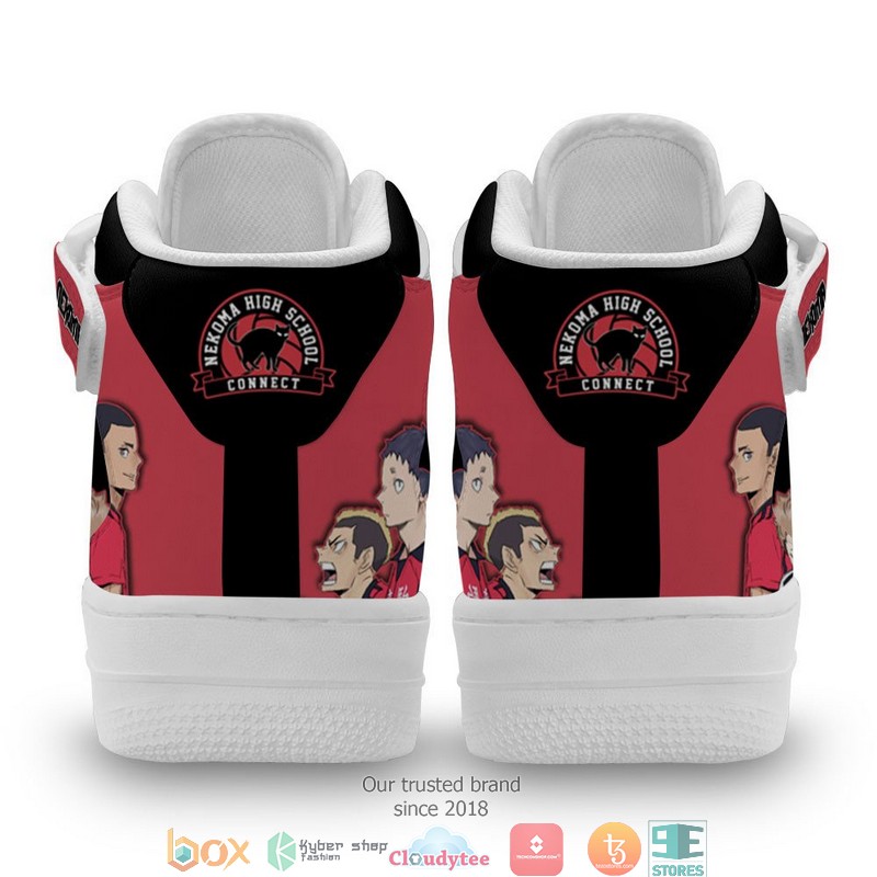 Nekoma Mid Haikyuu Anime for Otaku High Air Force Shoes 3 Nekoma Mid Haikyuu Anime for Otaku High Air Force Shoes 1 2