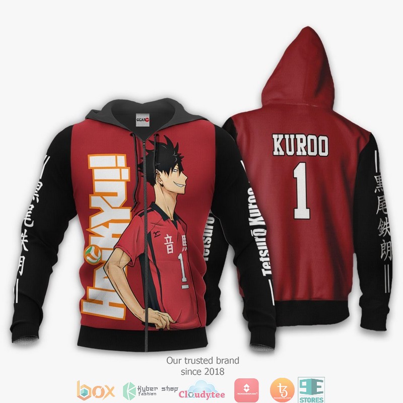 Nekoma Tetsuro Kuroo Haikyuu Anime Merch 3D Shirt, Bomber jacket 12 Nekoma Tetsuro Kuroo Haikyuu Anime Merch 3D Shirt Bomber jacket