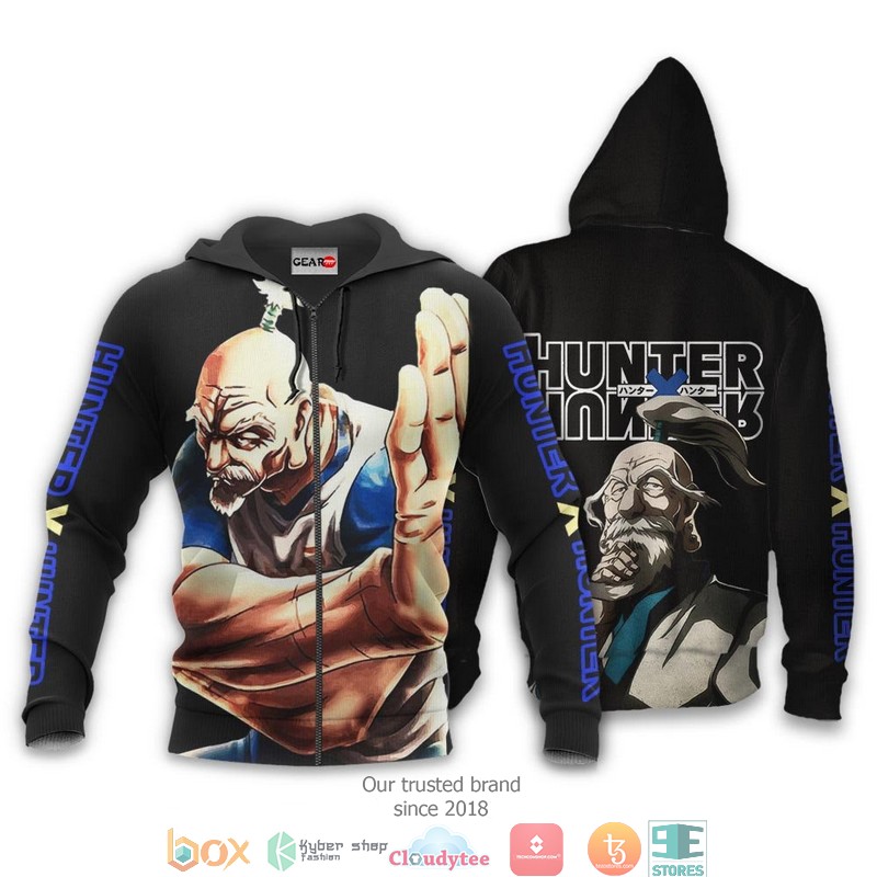 Netero Isaac HxH Anime Merch 3D Shirt Bomber jacket